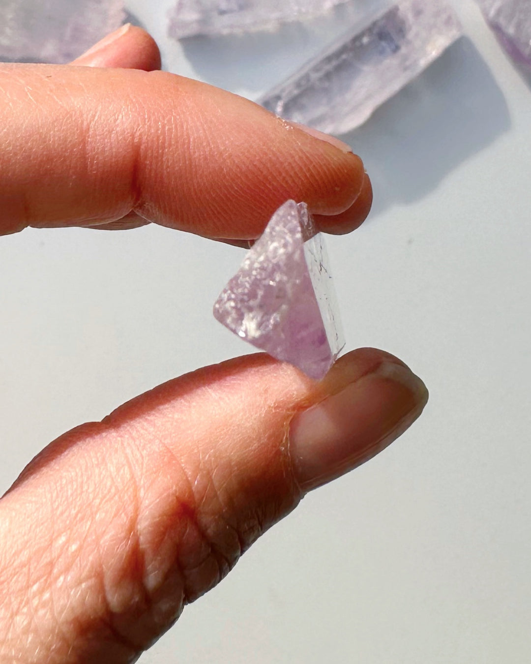 Raw Kunzite