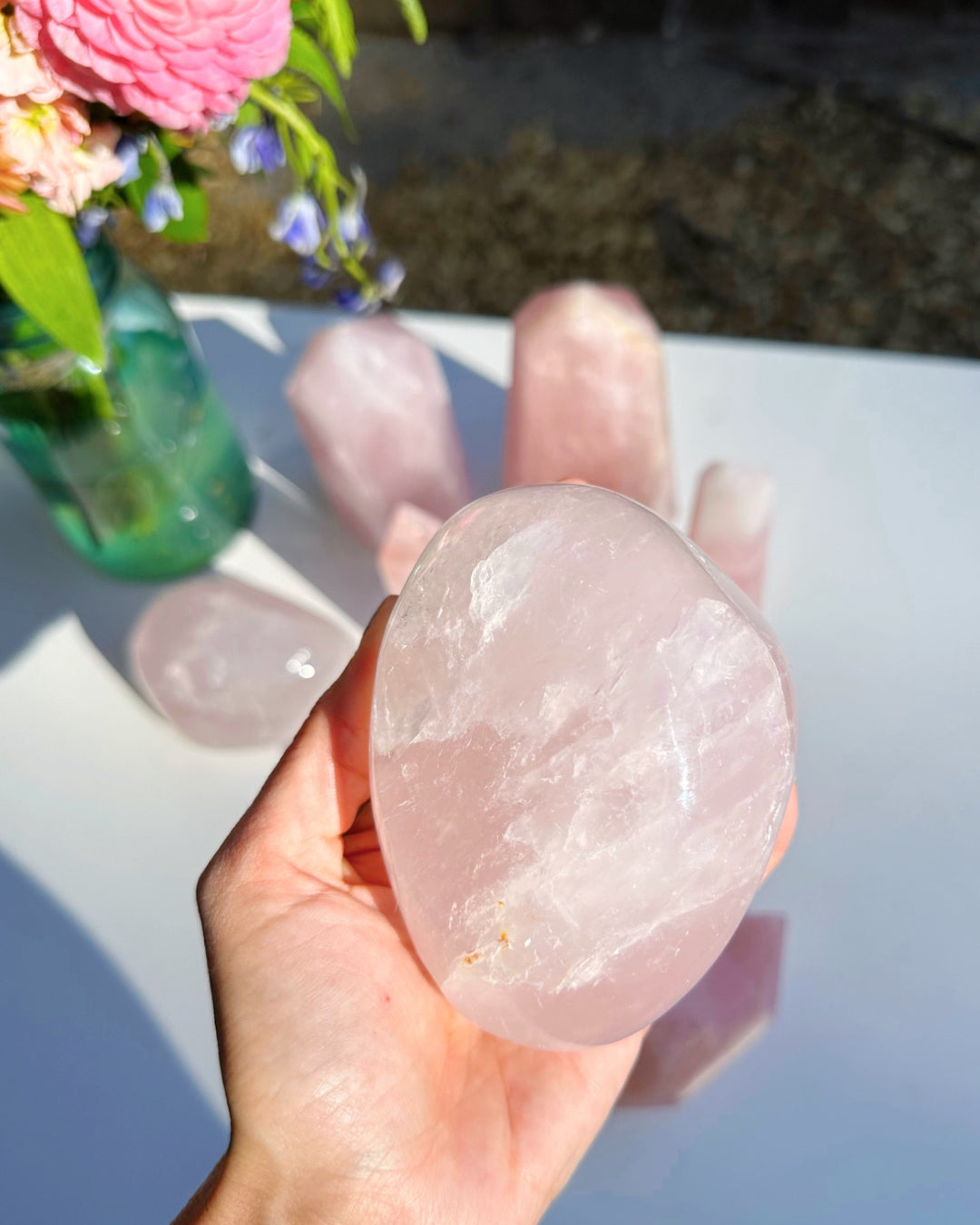 Rose Quartz Freeform - A