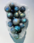 Labradorite Mini Spheres AAA