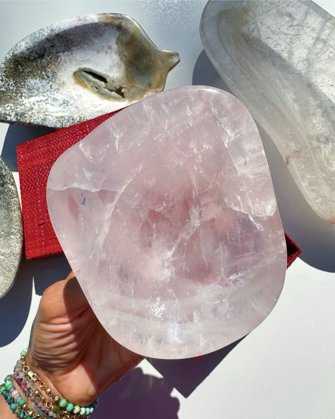 Rose Quartz Dish - Baltic Mermaid