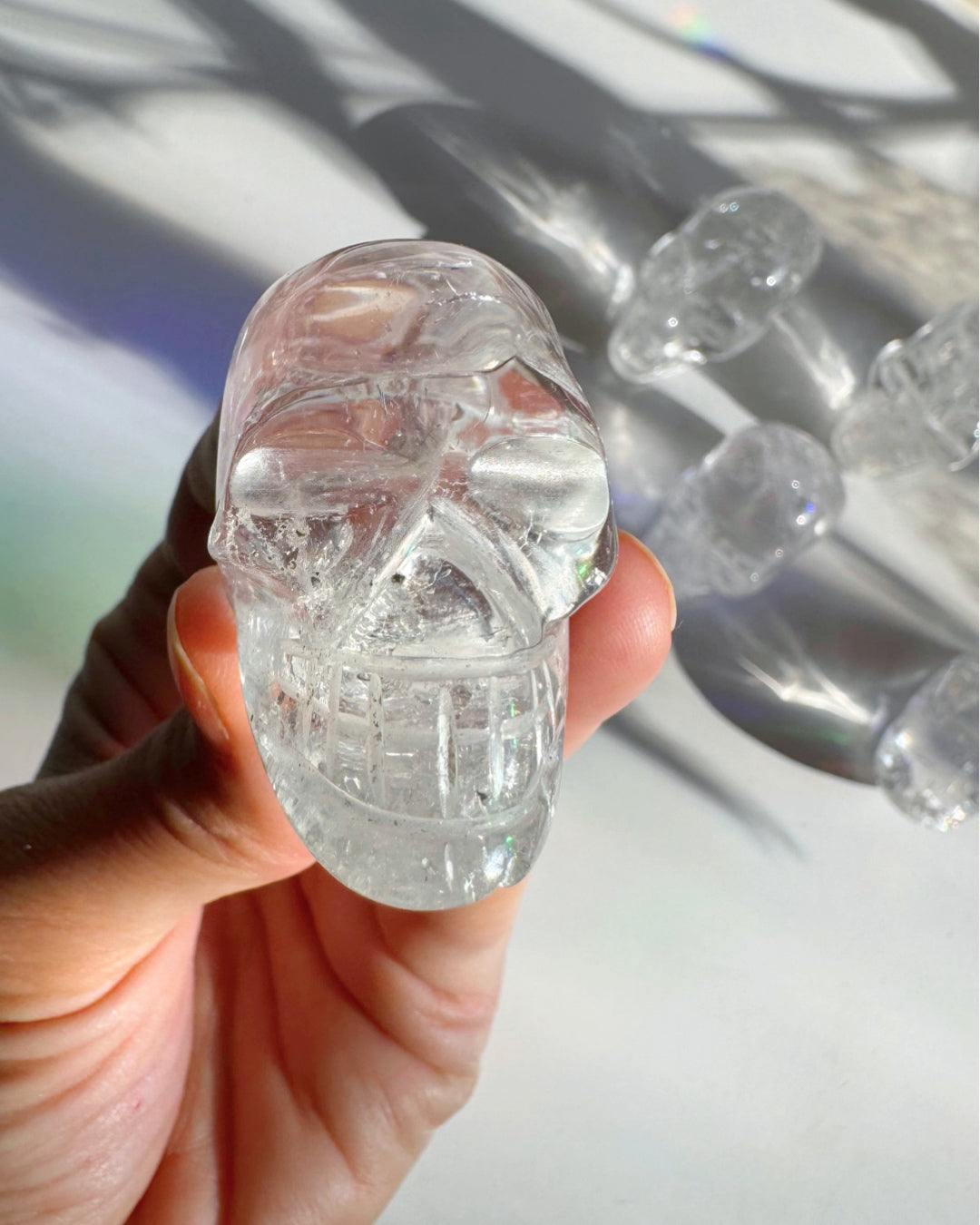 Clear Quartz Skull