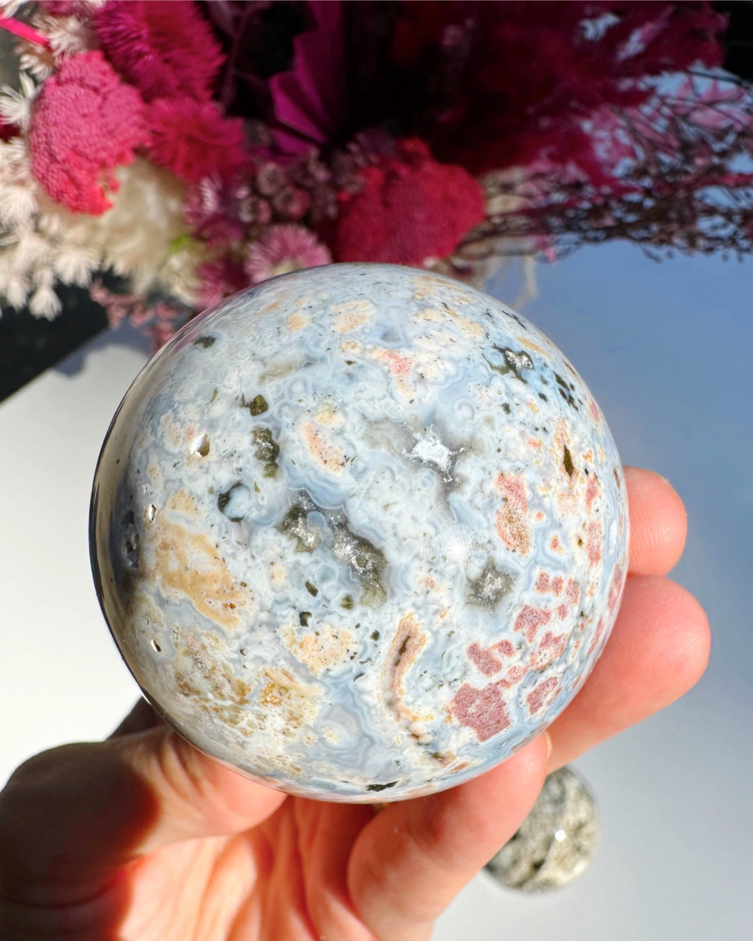 Ocean Jasper Sphere