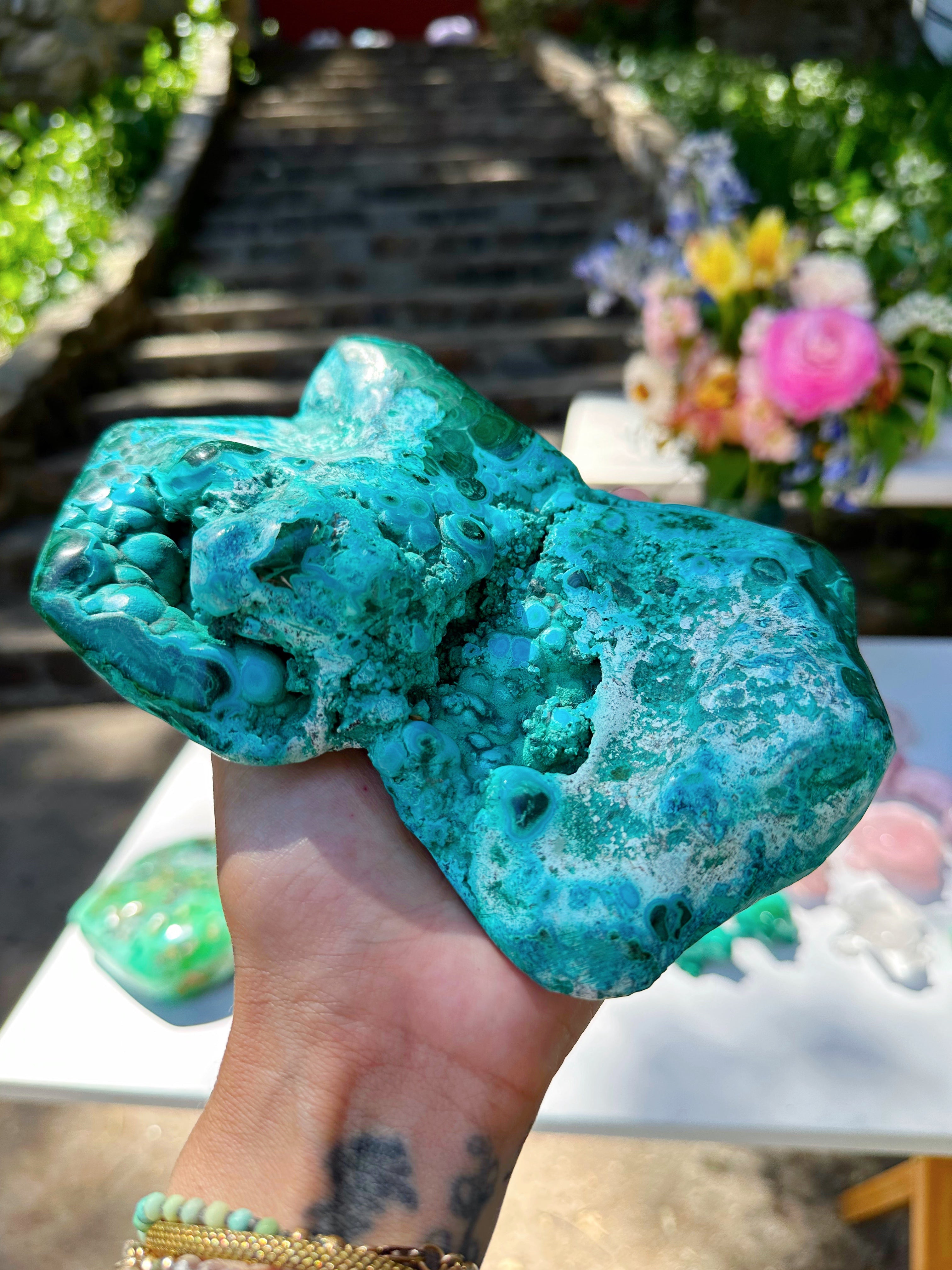 Chrysocolla w/ Malachite - Baltic Mermaid