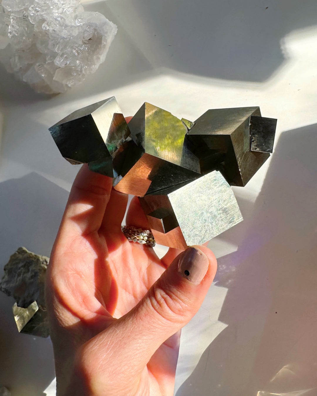 Pyrite Cube Cluster - AAA