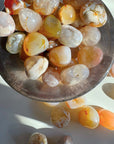 Flower Agate Tumbled Stones