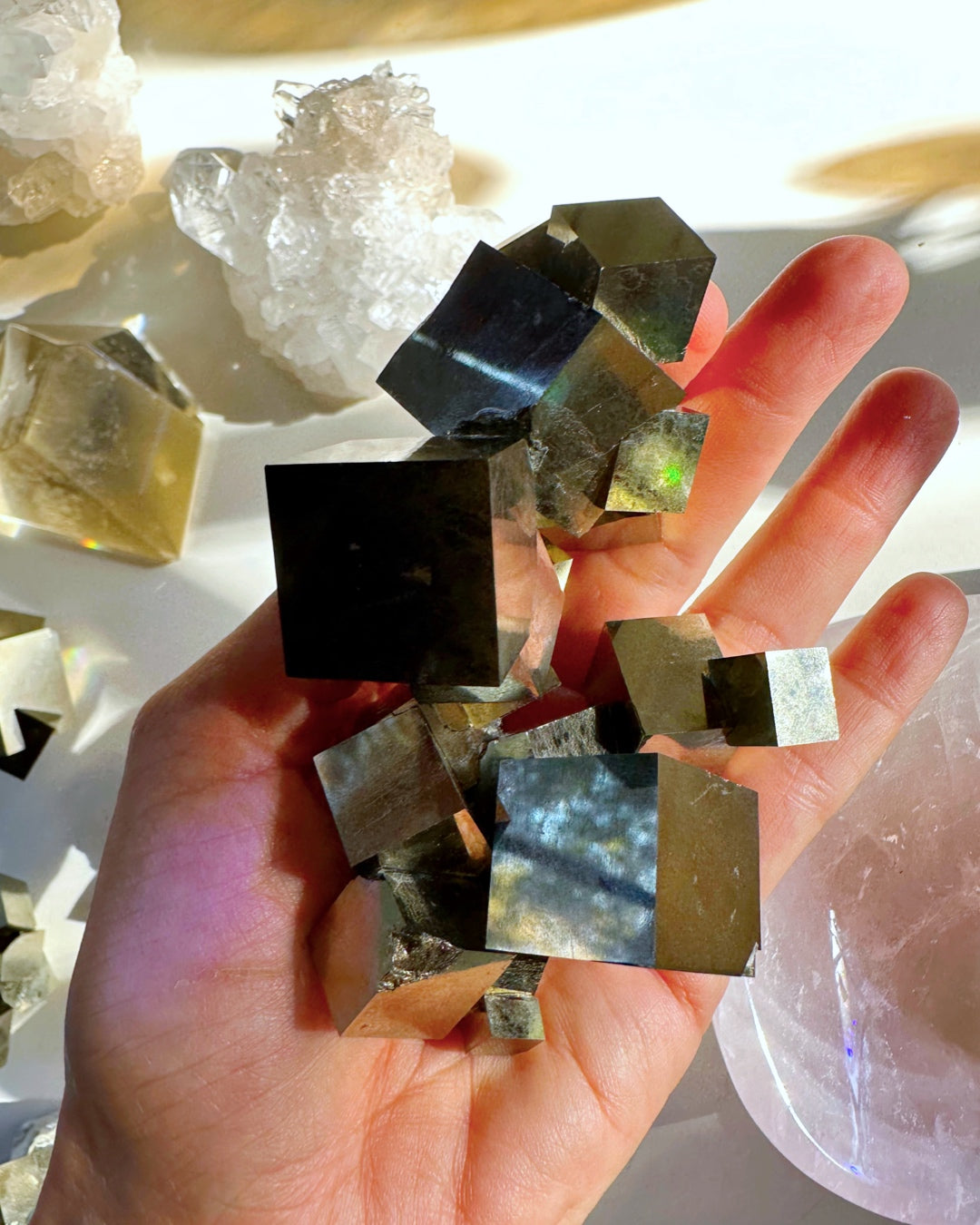 Pyrite Cube Cluster - AAA