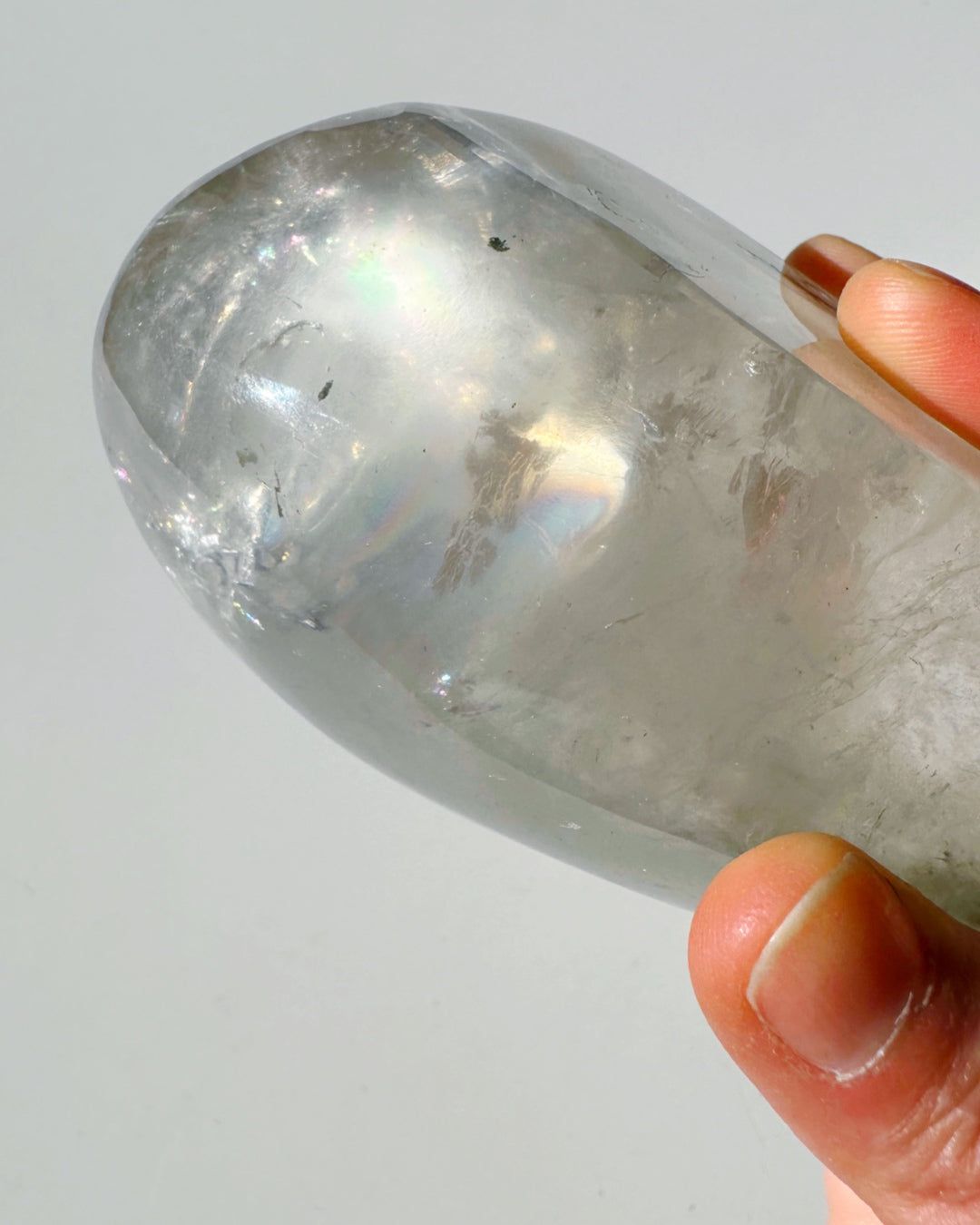 Clear Quartz Freeform w/ Chlorite Phantoms