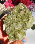 Epidote Quartz Cluster