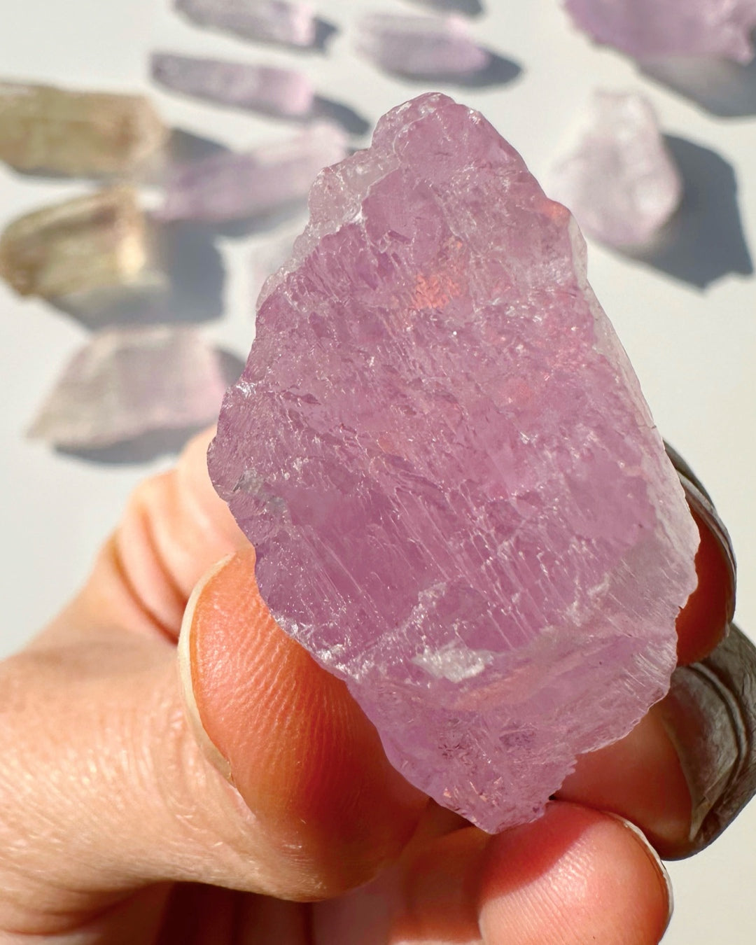 Raw Kunzite