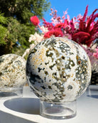 Ocean Jasper Sphere - Baltic Mermaid