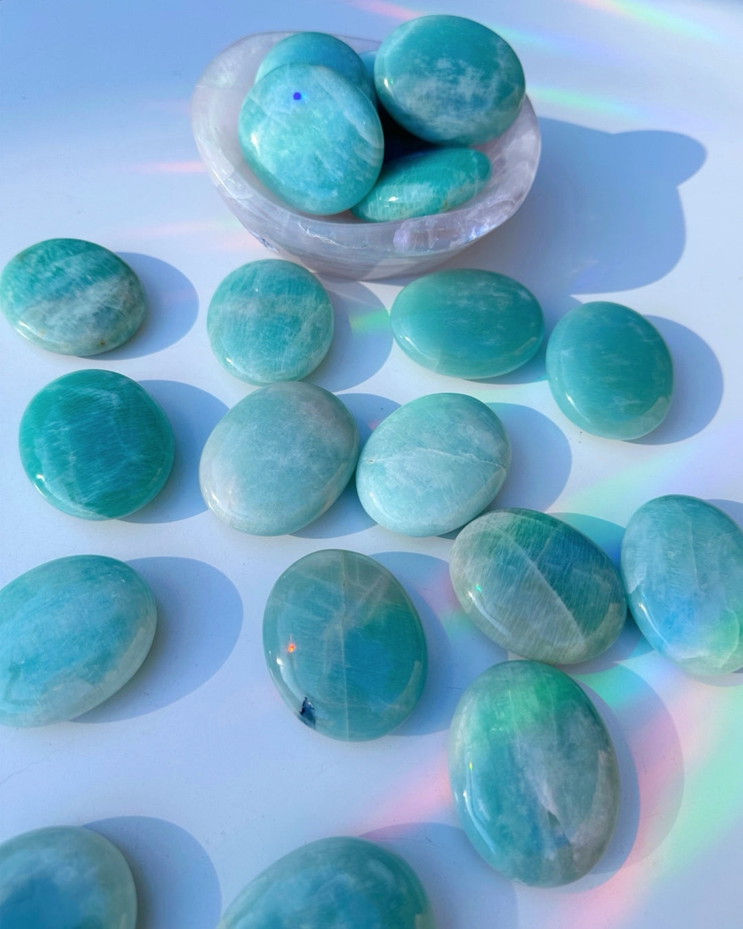 Amazonite Palm Stones - Baltic Mermaid