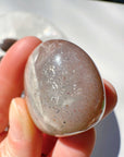 Sunstone & Peach Moonstone Palm Stone - D