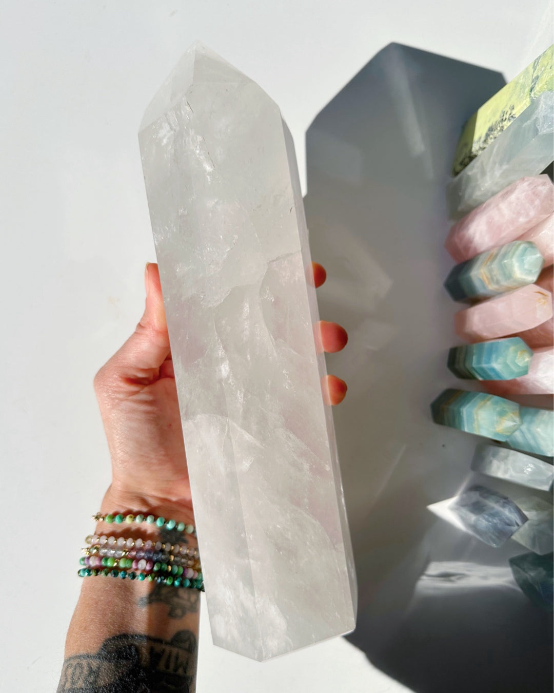 Large Quartz Tower - Baltic Mermaid