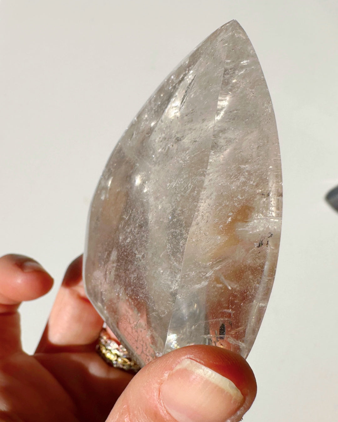 Clear Quartz Flame