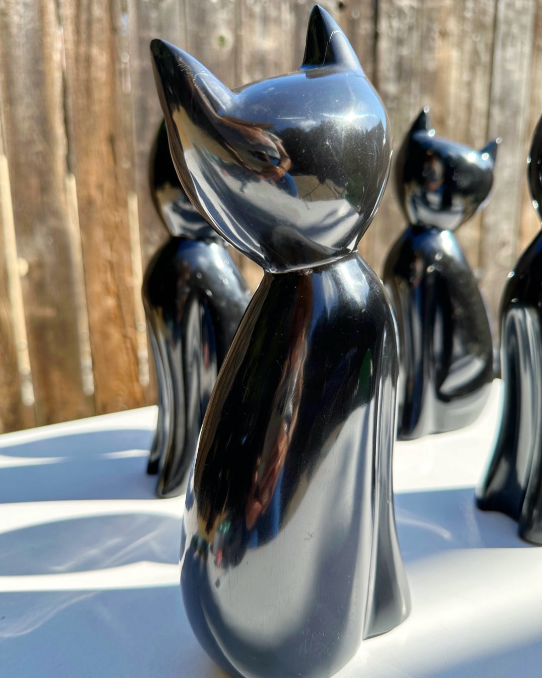 Large Marble Kitty Cat - C - Baltic Mermaid