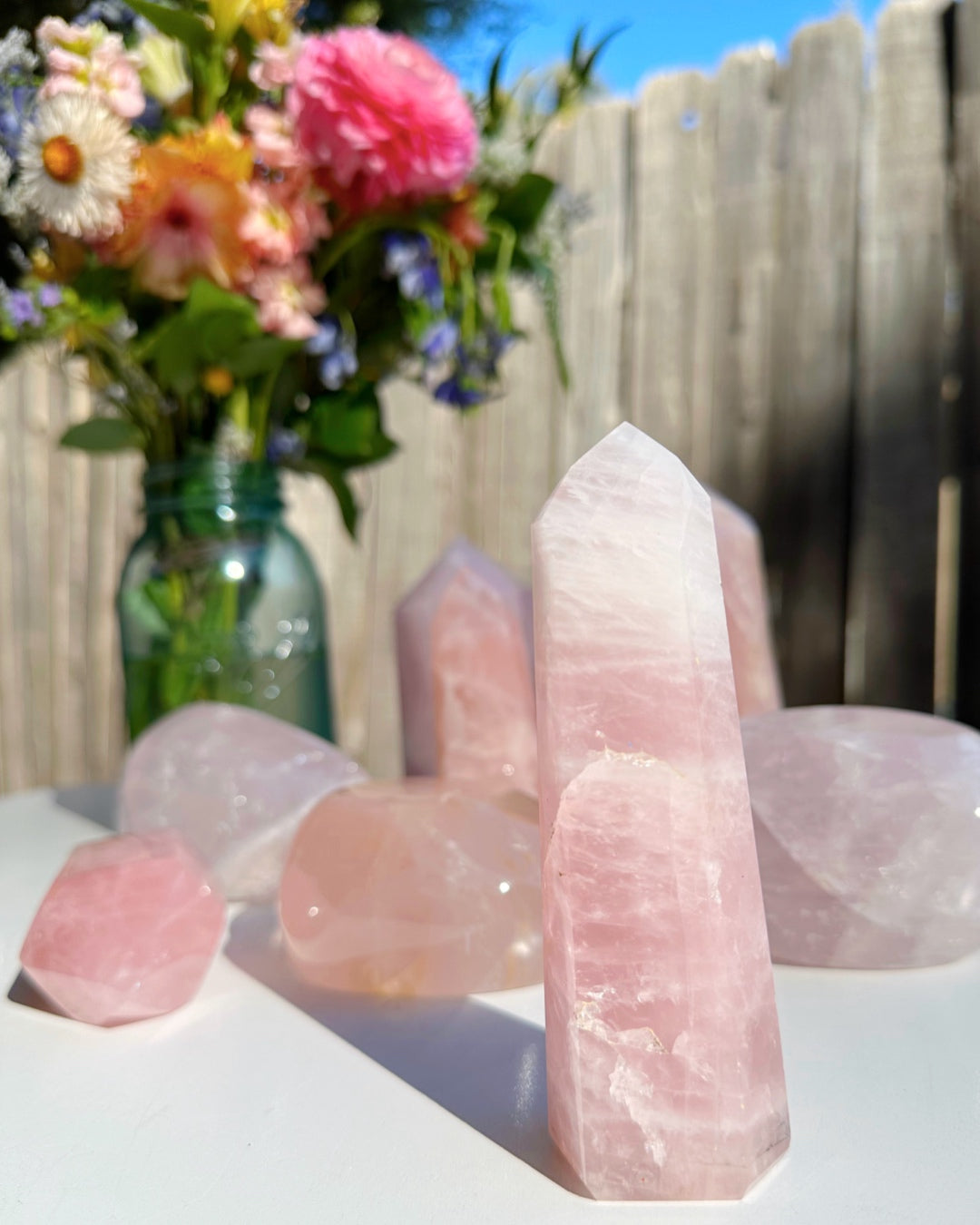 Rose Quartz Tower - Baltic Mermaid