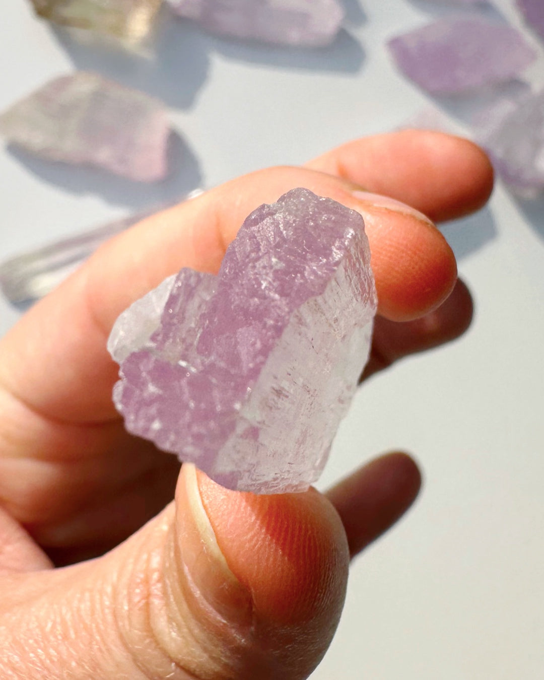 Raw Kunzite