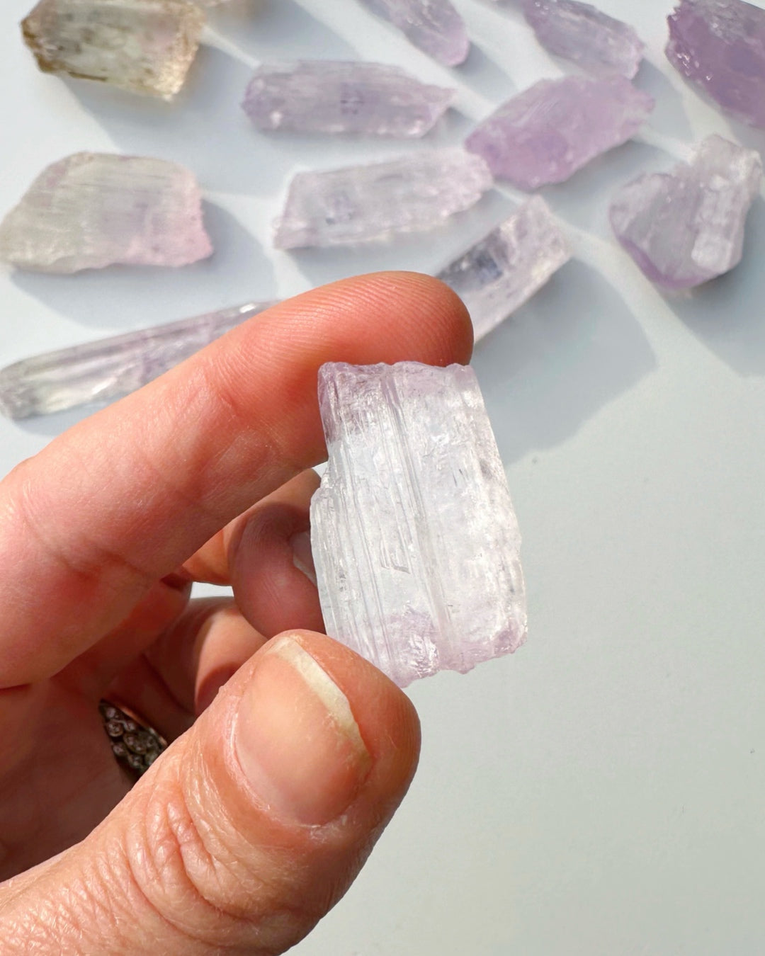 Raw Kunzite