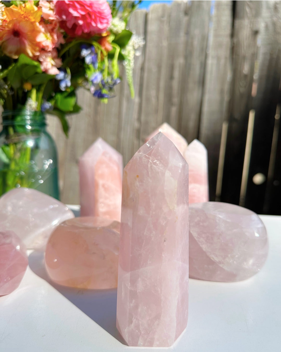 Rose Quartz Tower - Baltic Mermaid