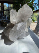 Large Rutilated Lemurian Quartz Cluster from Brazil Baltic Mermaid