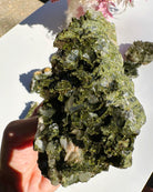 Epidote Quartz Cluster - Baltic Mermaid
