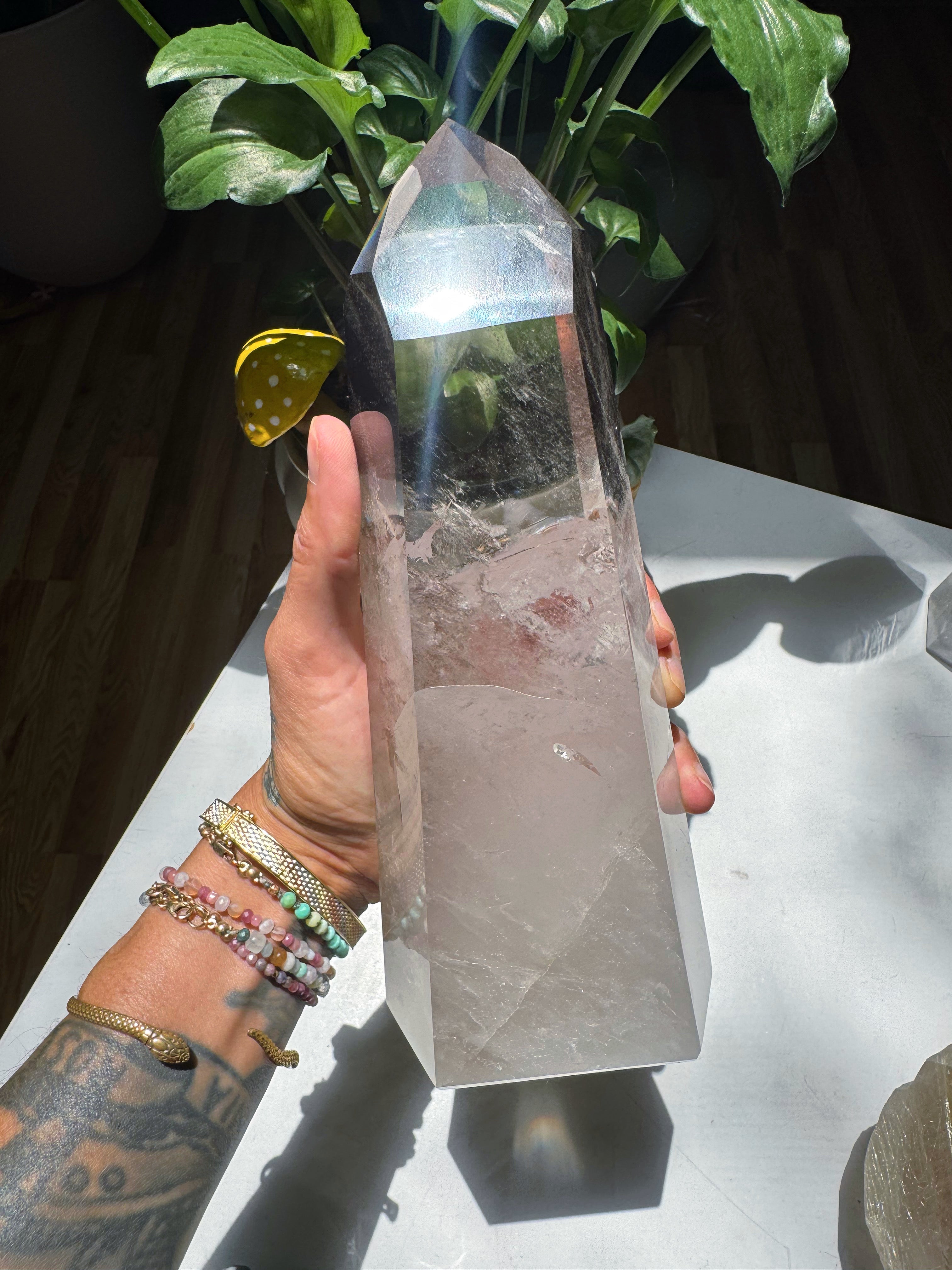 Large Smoky Quartz Tower from Brazil - AAA Baltic Mermaid
