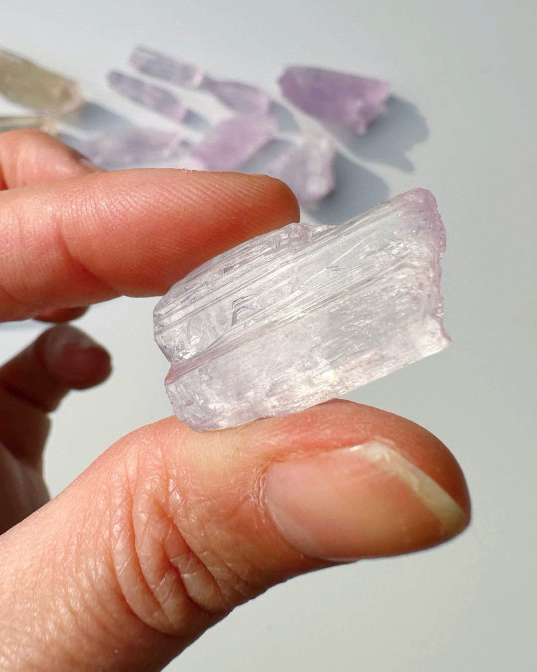 Raw Kunzite