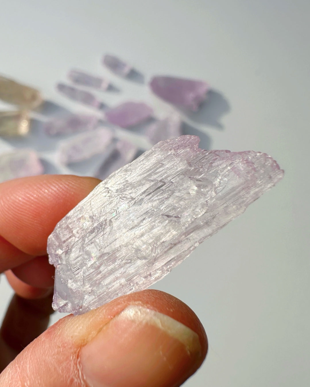 Raw Kunzite