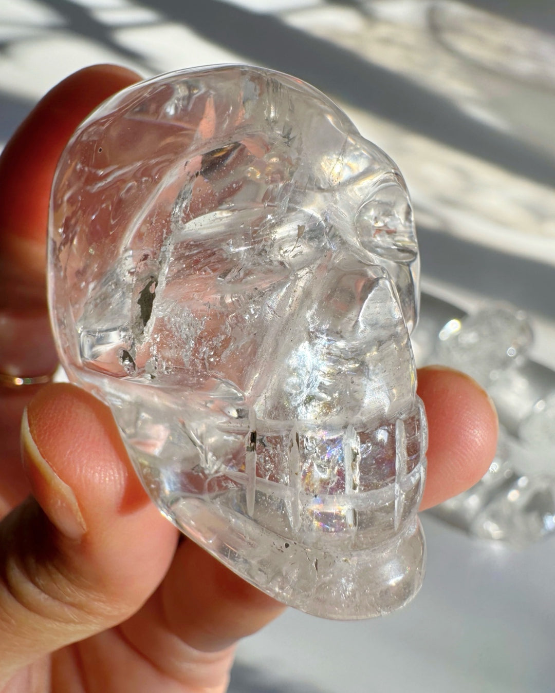 Clear Quartz Skull