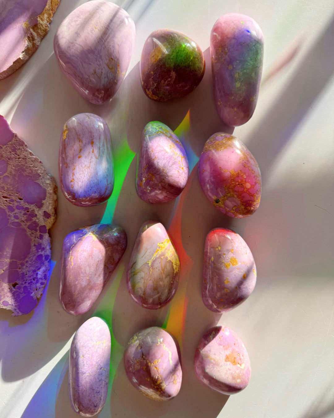 Phosphosiderite Palm Stones - AAA - Baltic Mermaid