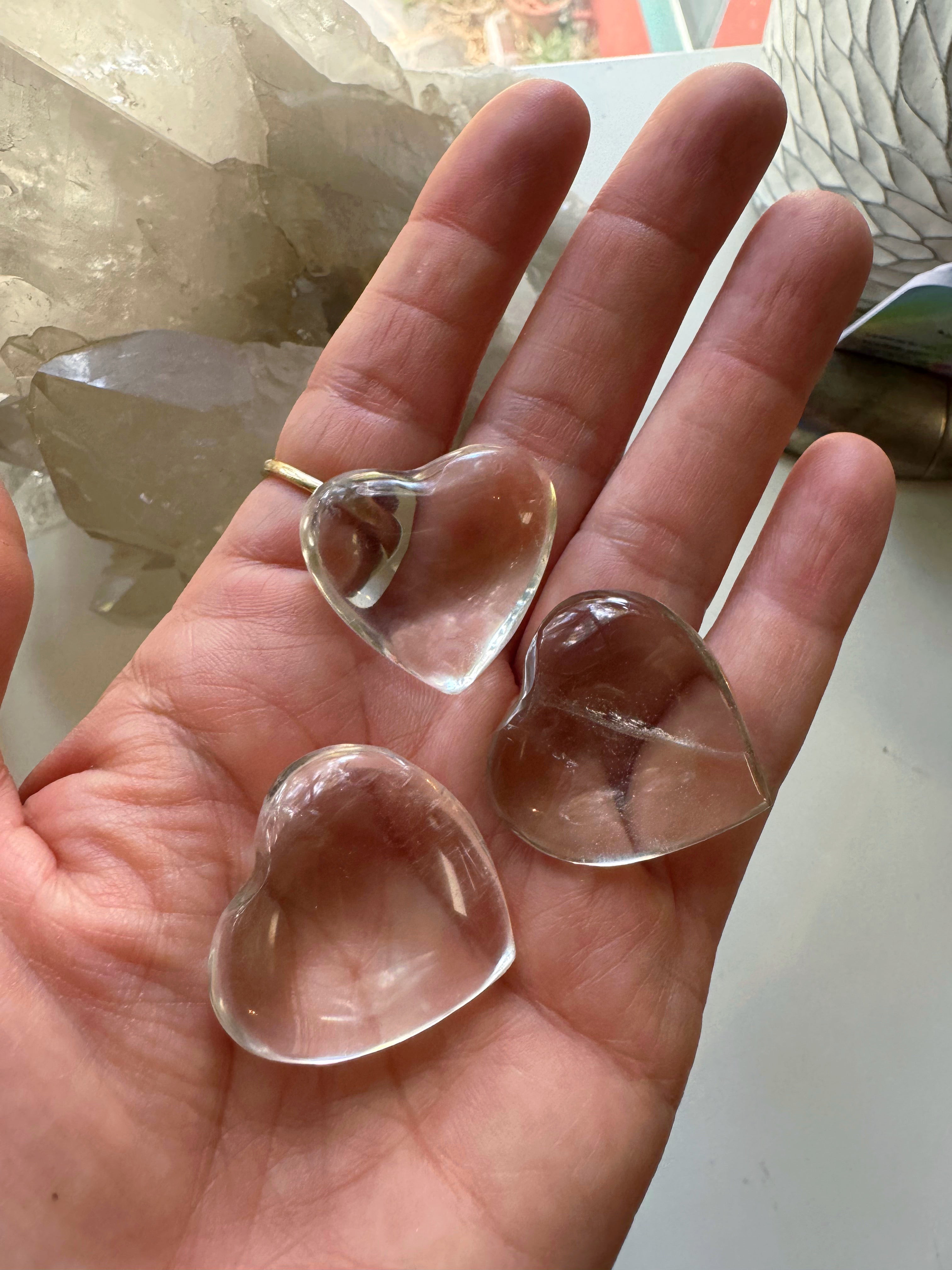 Little Puffed Heart Crystals Baltic Mermaid