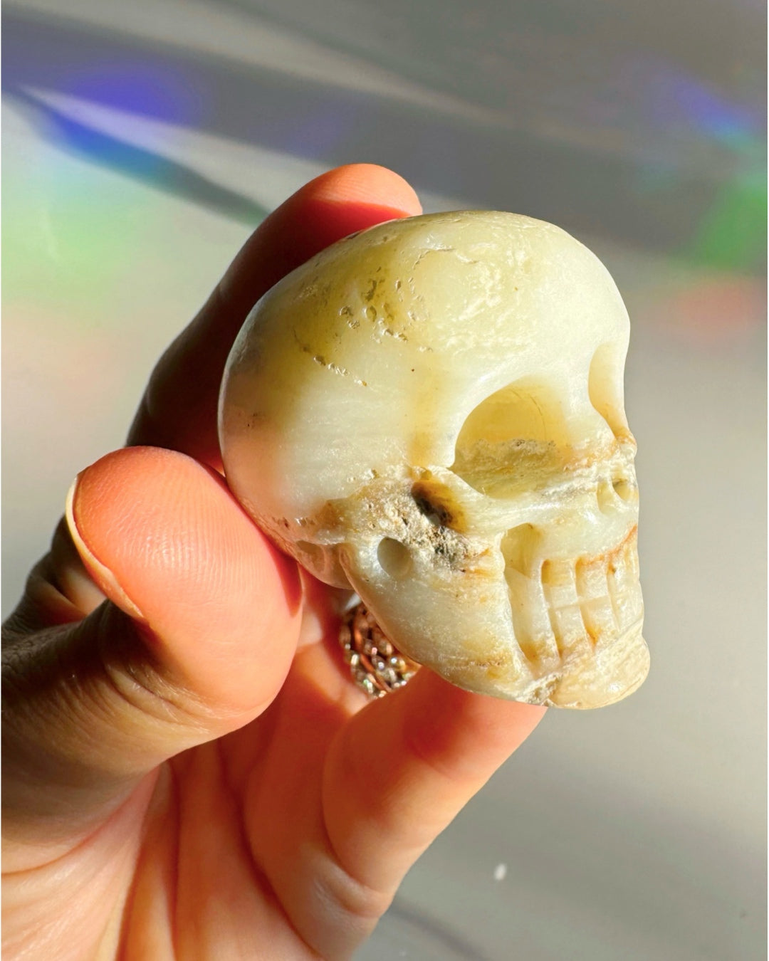 Peruvian Opal Skull - Baltic Mermaid