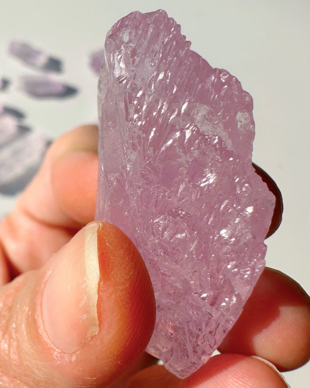 Raw Kunzite