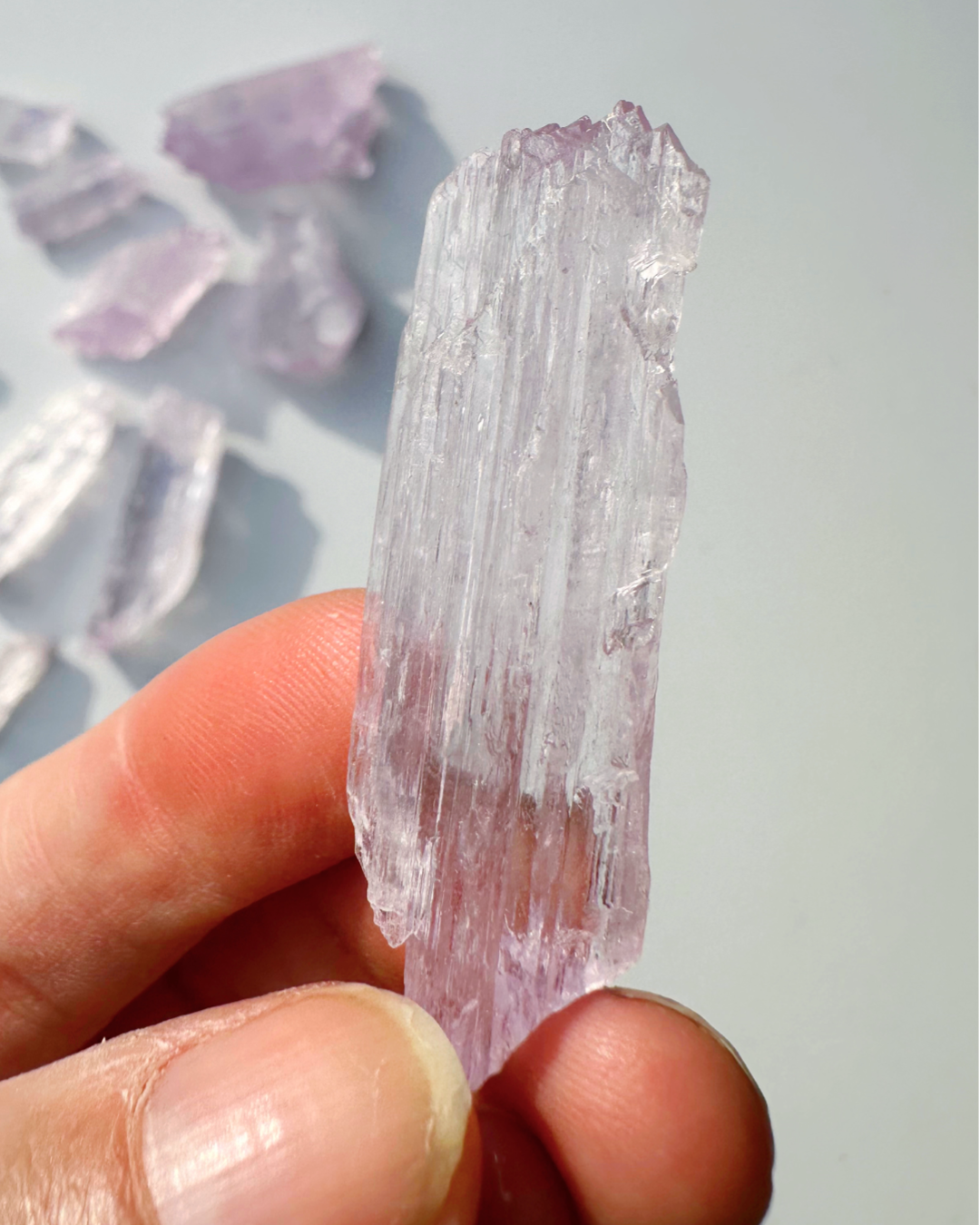 Raw Kunzite