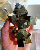 Pyrite Cube Cluster - AAA - Baltic Mermaid