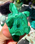 Hand Carved Malachite Turtle