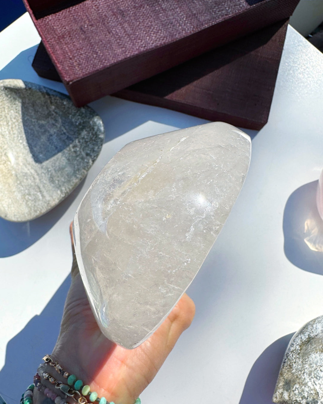 Light Smoky Quartz Dish - Baltic Mermaid