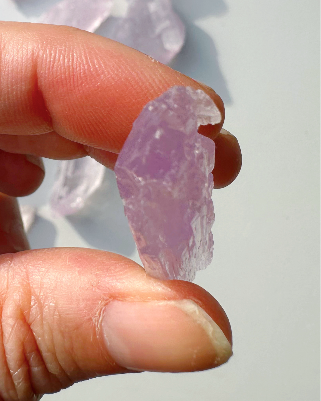 Raw Kunzite