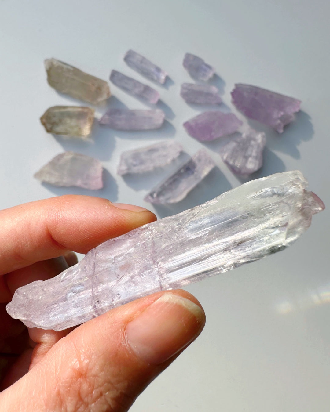 Raw Kunzite