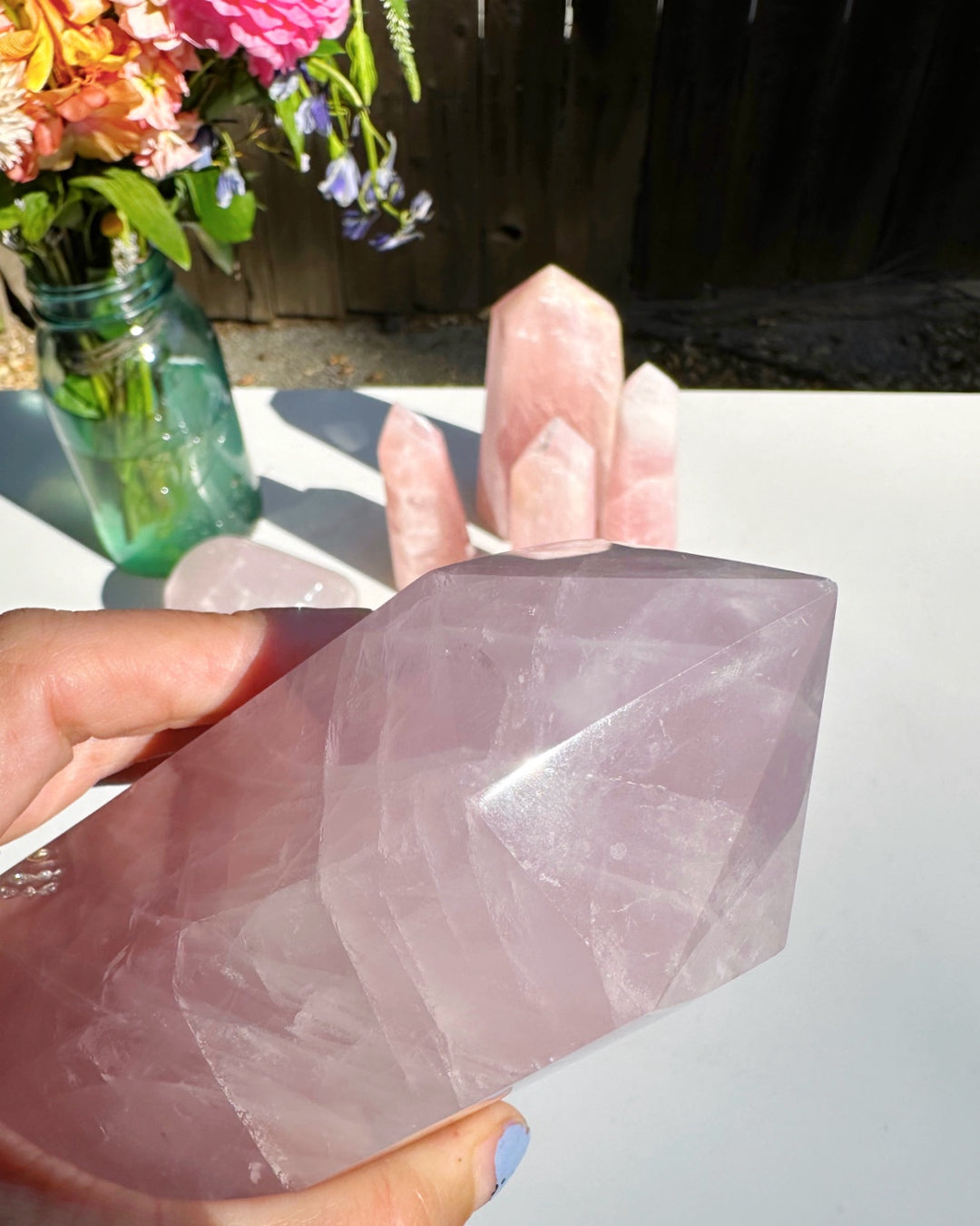 Rose Quartz Tower - Baltic Mermaid