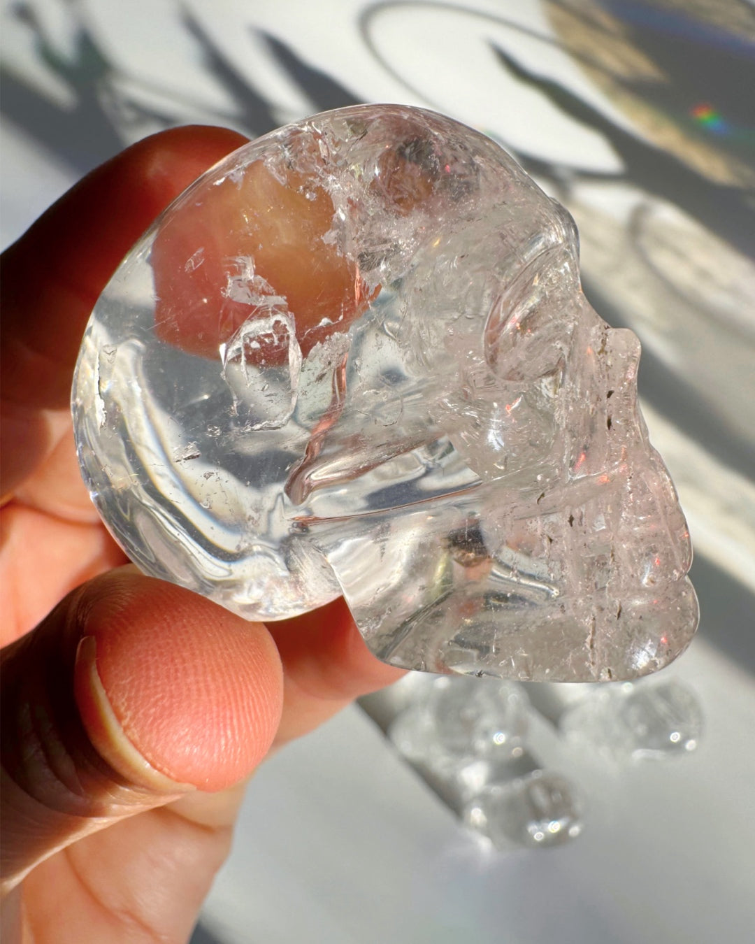 Clear Quartz Skull - Baltic Mermaid