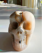 Pink Opal Skull - Baltic Mermaid