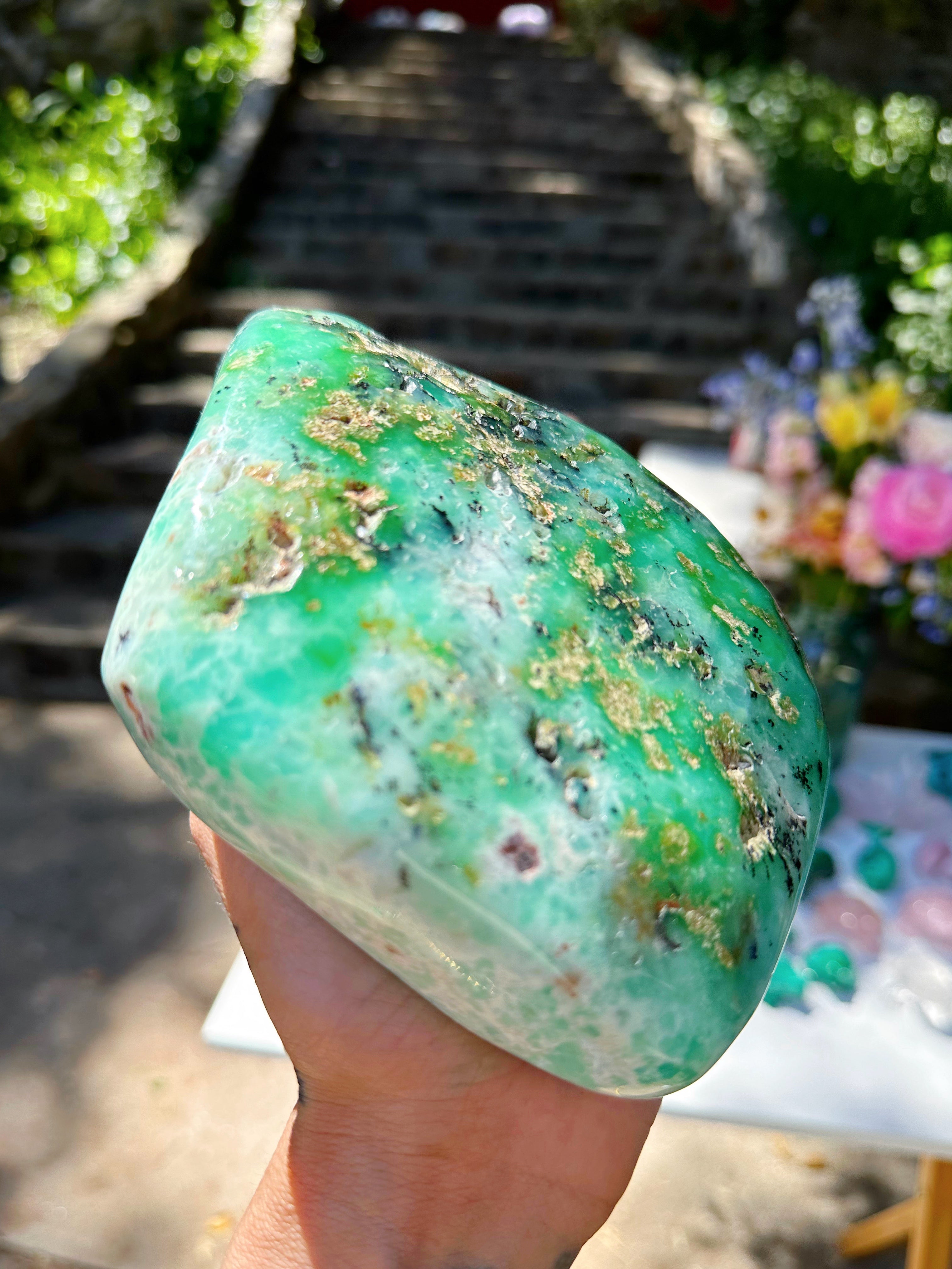 Chrysoprase Freeform - from Australian - Baltic Mermaid