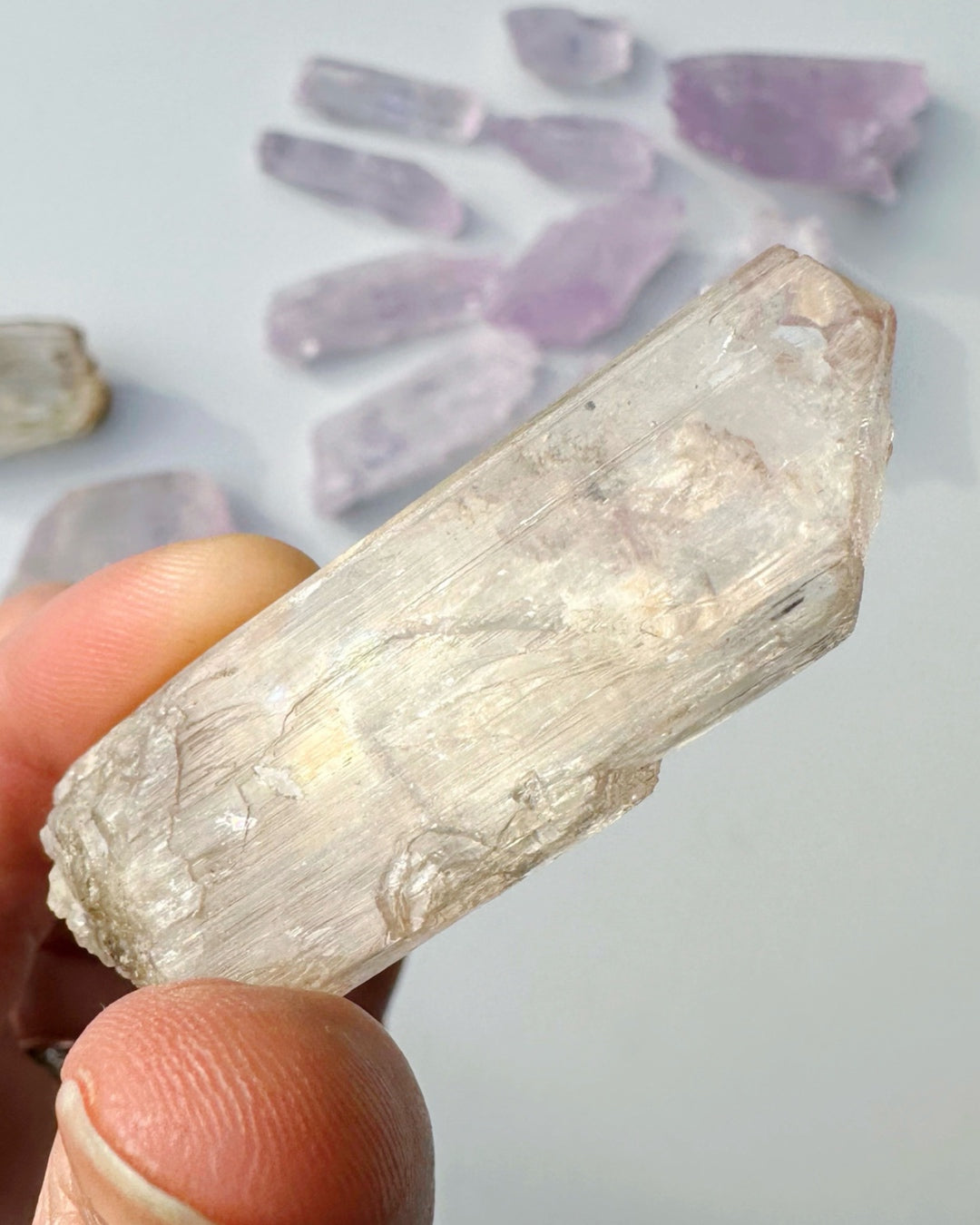 Raw Kunzite