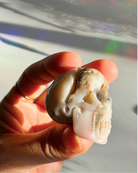 Pink Opal Skull - Baltic Mermaid