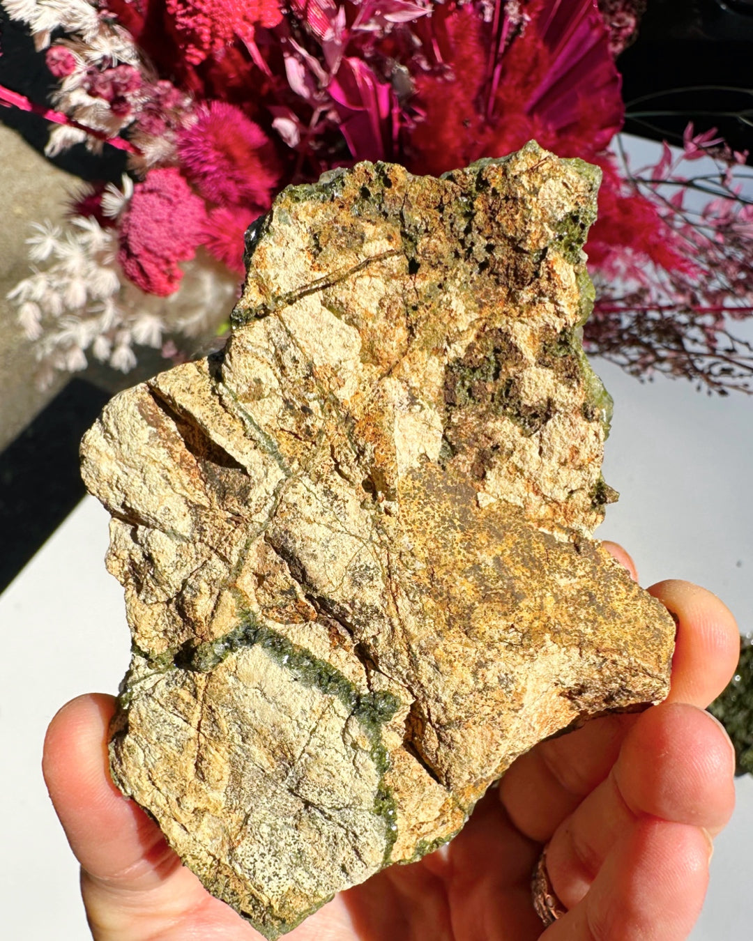 Epidote Quartz Cluster