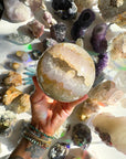 Amethyst Agate Sphere - Large