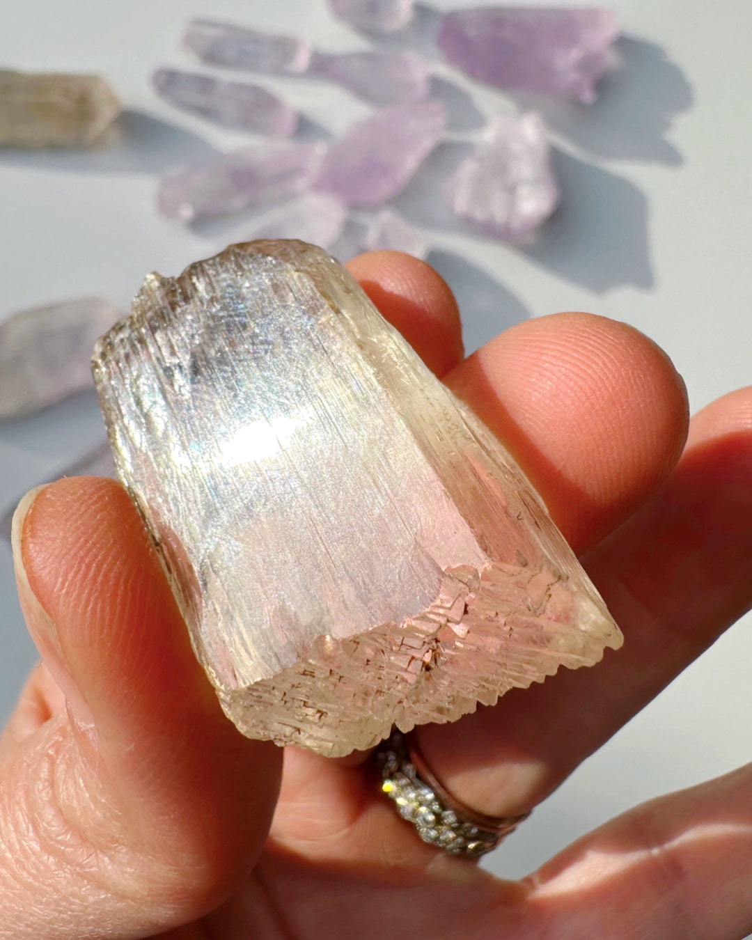 Raw Kunzite - Baltic Mermaid