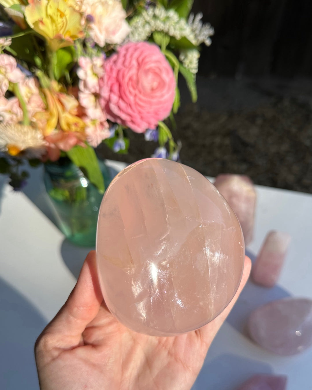 Rose Quartz Freeform - B