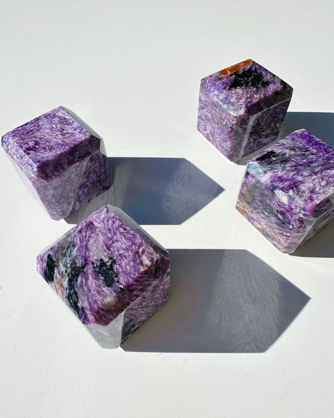 Charoite Cubes - Baltic Mermaid
